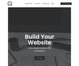 Geeproductions.com(Building Brands with Strategy) Screenshot