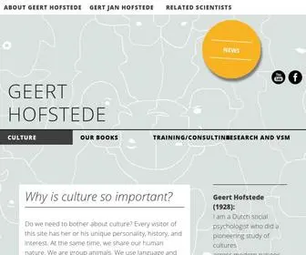 Geerthofstede.com(Geert Hofstede and Gert Jan Hofstede on culture) Screenshot