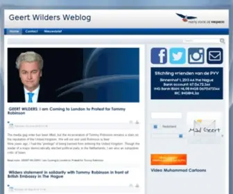 Geertwilders.nl(Geert Wilders) Screenshot