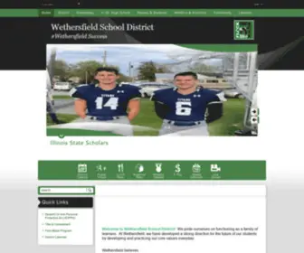 Geese230.com(Wethersfield District # 230 Web Site) Screenshot