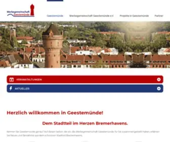 Geestemuende.de(Werbegemeinschaft Geestemünde) Screenshot