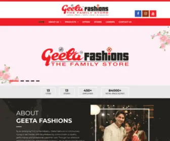 Geetafashions.com(Geeta) Screenshot