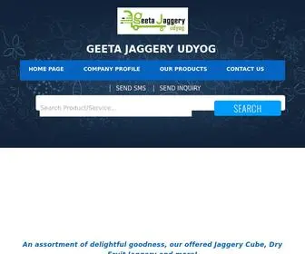 Geetajaggeryudyog.com(GEETA JAGGERY UDYOG) Screenshot