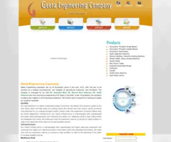 Geetathresher.com(Geeta Engineering Copmpany) Screenshot