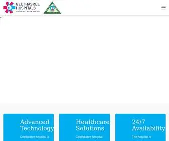 Geethasreehospitals.com(Geethasree Hospital) Screenshot