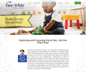 Geewhizeducation.com(Family Child Care Curriculum) Screenshot