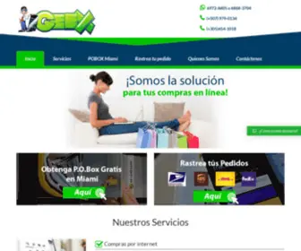 Geexpanama.com(Geex Cargo) Screenshot