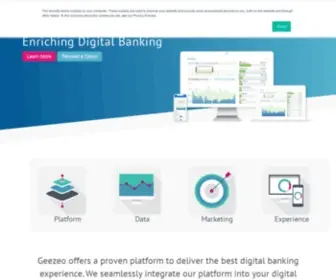 Geezeo.com(A leading fintech company based in Braintree) Screenshot