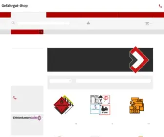 Gefahrgut-Shop.ch(Gefahrgut-Shop Schweiz und Lichtenstein) Screenshot