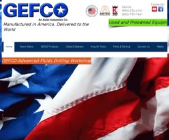Gefco.com(Drilling Rigs and Energy Services) Screenshot
