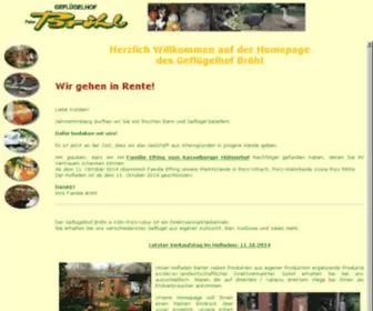 Gefluegelhof-Broehl.de(Bröhl) Screenshot