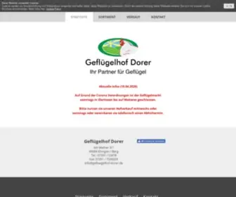 Gefluegelhof-Dorer.de(Aktuelle Informationen) Screenshot