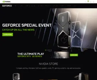 Geforce.co.uk(GeForce Graphics Cards) Screenshot