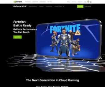 Geforcenow.com(NVIDIA GeForce NOW) Screenshot