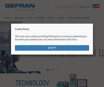 Gefran.com(Sensors, Automation, Motion Control) Screenshot