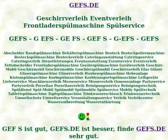 Gefs.de(Spülmobil) Screenshot