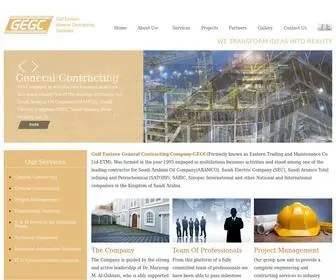 Gegcc.com(Gulf Eastern General Contracting Company) Screenshot