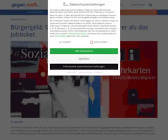 Gegen-Hartz.de(Gegen Hartz IV) Screenshot