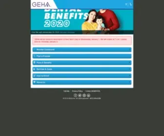 Gehadental.com(Federal dental benefits) Screenshot