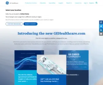 Gehealthcare.com.au(GE Healthcare Systems) Screenshot