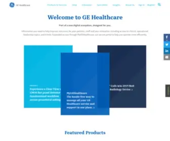 Gehealthcare.com(GE HealthCare) Screenshot