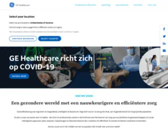 Gehealthcare.nl(GE Healthcare (Netherlands)) Screenshot