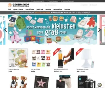 Geheimshop.de(Geschenke und Geschenkideen) Screenshot