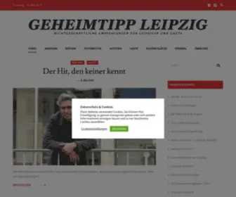 Geheimtipp-Leipzig.de(Geheimtipp Leipzig) Screenshot