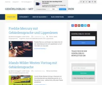 Gehoerlosblog.de(Gehörlosblog) Screenshot