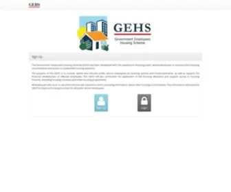 Gehsenrolment.org(Government employee housing scheme) Screenshot