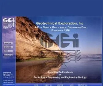 Gei-SD.com(Geotechnical Exploration) Screenshot