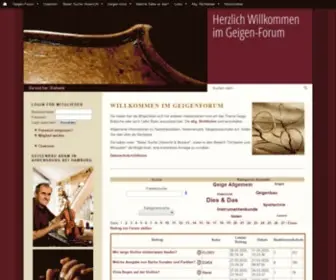 Geigen-Forum.de(Das Geigen) Screenshot