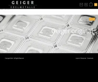 Geiger-Edelmetalle.com(Platinmünzen) Screenshot