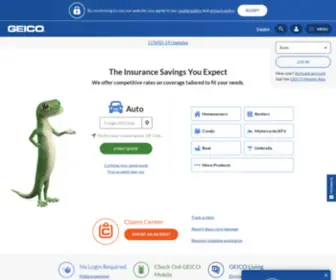 Geiko.com(An Insurance Company For Your Car And More) Screenshot