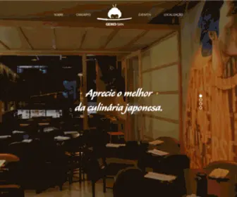 Geikosan.com.br(Restaurante japonês) Screenshot