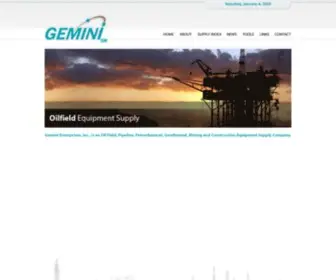 Geinc.com(Gemini Enterprises) Screenshot