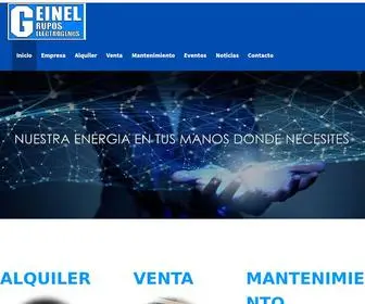 Geinel.com(Electrógenos) Screenshot