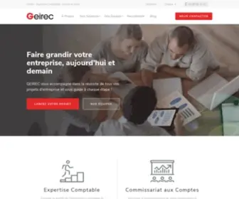 Geirec.com(Cabinet Geirec) Screenshot