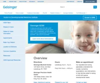 Geisingeradmi.org(Autism & Developmental Medicine) Screenshot