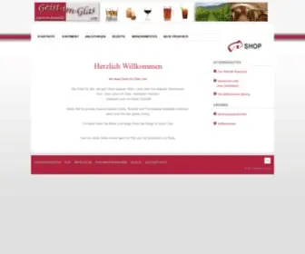 Geist-IM-Glas.com(Geist im Glas) Screenshot