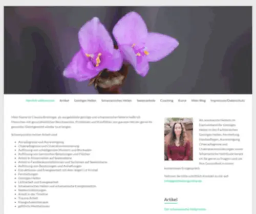 Geistheilungonline.de(Geistheilung online) Screenshot
