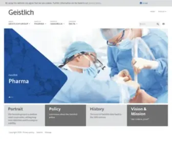 Geistlich.com(Geistlich Holding) Screenshot