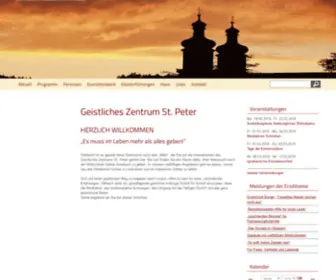 Geistliches-Zentrum.org(Geistliches Zentrum St) Screenshot