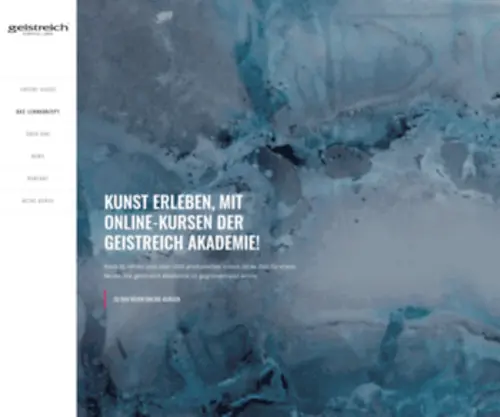 Geistreich-Einkaufen.de(Künstlerbedarf) Screenshot