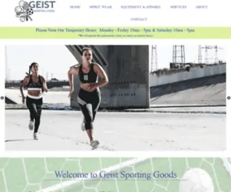 Geistsptgoods.com(Geist Sporting Goods) Screenshot