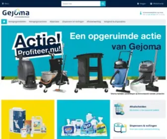 Gejoma.nl(Uw groothandel in schoonmaakartikelen Gejoma) Screenshot