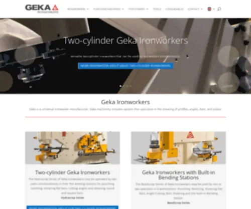 Geka-Ironworkers.com(Geka Ironworkers Solutions) Screenshot