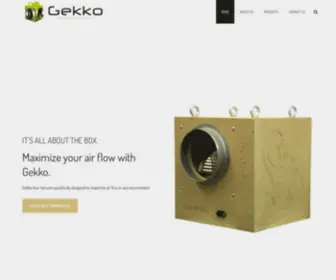 Gekkoacousticboxfans.co.uk(Gekko Acoustic Box Fans) Screenshot