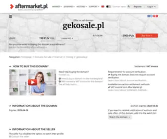 Gekosale.pl(Oprogramowanie sklepu internetowego GekoSale) Screenshot