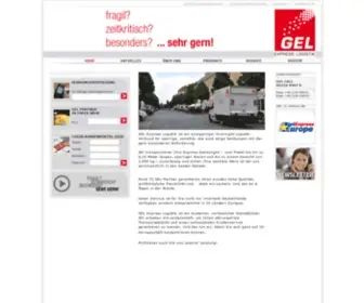 Gel-Express.de(GEL Express Logistik) Screenshot